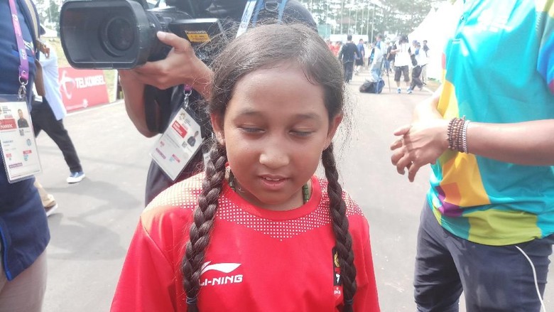 Angkat Topi untuk Aliqqa Novvery, Si Atlet Termuda Asian Games 2018