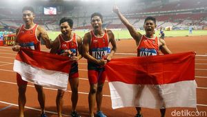 Zohri dkk Raih Perak dari Lari Estafet 4x100 M