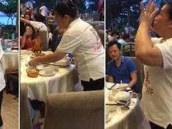 Unik! Pelayan Ini Sajikan Ayam Sambil Berjoget Lincah