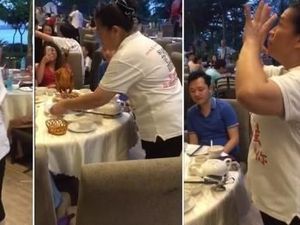 Unik! Pelayan Ini Sajikan Ayam Sambil Berjoget Lincah Unik! Pelayan Ini Sajikan Ayam Sambil Berjoget Lincah