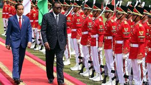 Sambutan Meriah untuk Presiden Namibia di Istana Bogor
