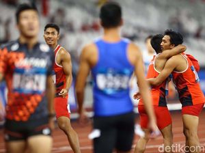Catatan-Catatan Spesial dari Perak Lalu M Zohri dkk di Estafet 4x100 M