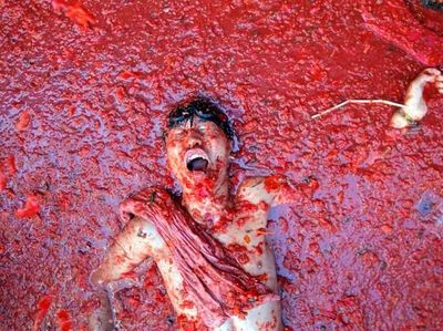 160 Ton Tomat Meriahkan Festival Tomatina 2018 di Spanyol