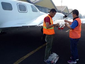 BPPT Sebar Flare Atasi Asap Karhutla di Area Asian Games Palembang