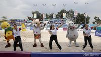 Saat Maskot Asian Games 2018 Ikut Menari Bersama