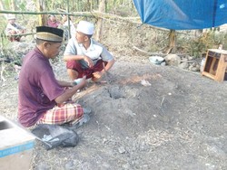 Semburan Lumpur dan Tanah Lembek Hebohkan Warga Lombok
