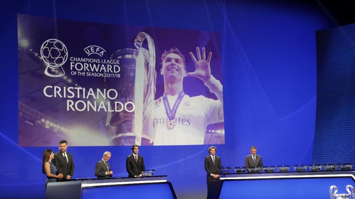 Cristiano Ronaldo tidak datang dalam malam penghargaan UEFA (Foto: Eric Gaillard/Reuters)