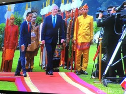 Pasukan Berkuda Sambut PM Baru Australia di Istana Bogor