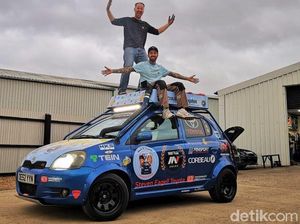 Pakai Mobil Yaris Rp 20 Jutaan, Dua Pria Keliling Inggris-Jepang Pakai Mobil Yaris Rp 20 Jutaan, Dua Pria Keliling Inggris-Jepang