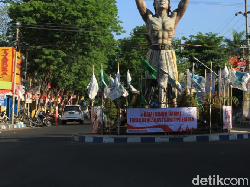 Spanduk Tolak #2019GantiPresiden Juga Bertebaran di Ponorogo