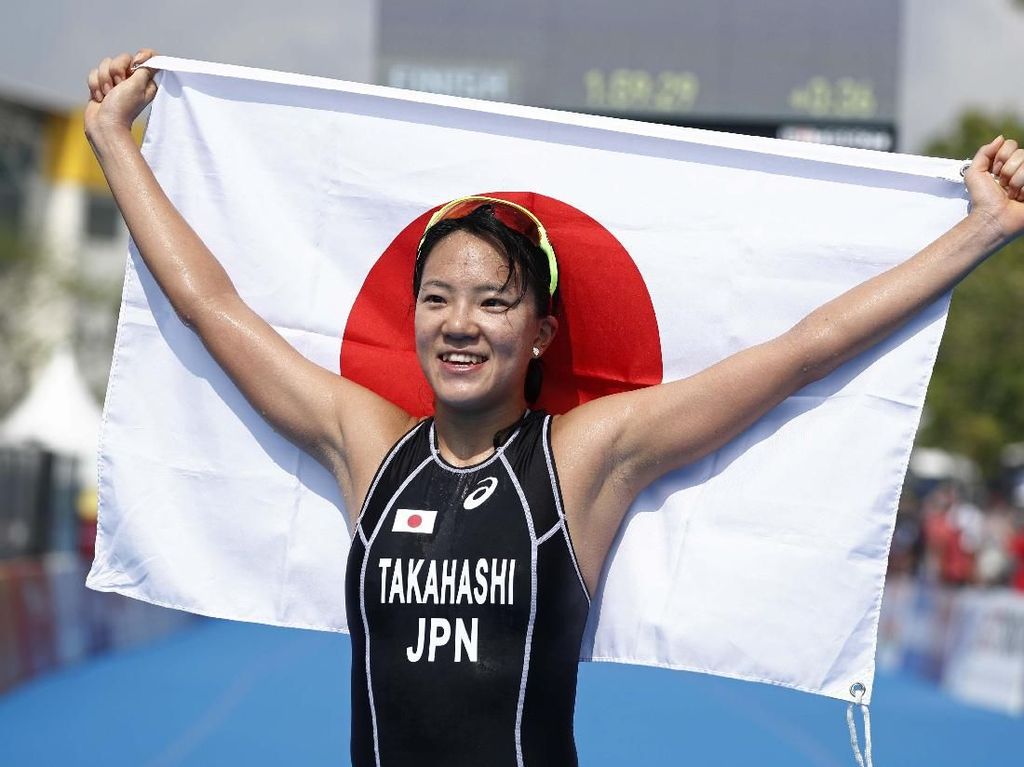 Jepang Rebut Emas Triathlon Putri, Ameera Finis ke-17 Jepang Rebut Emas Triathlon Putri, Ameera Finis ke-17