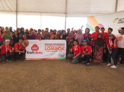 Kraft Heinz ABC Salurkan Paket Bantuan untuk Korban Gempa di Lombok