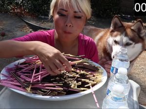 Keren! Wanita Ini Kalahkan Rekor Matt Stonie dengan Makan 1.512 Pocky