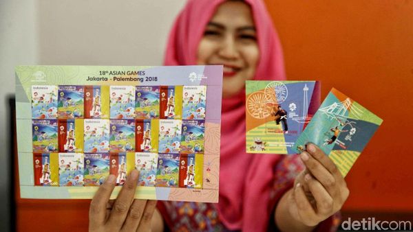 Berburu Perangko Warna-warni Bertema Asian Games