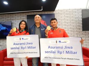 Tiara Andini dan Peraih Emas Asian Games 2018 Dapat Asuransi Rp 1 Miliar