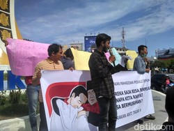 Massa di Aceh Tolak Perang #2019GantiPresiden Vs #Jokowi2Periode