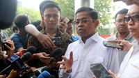 Ekspresi Idrus Marham Saat Penuhi Panggilan KPK Sebagai Tersangka