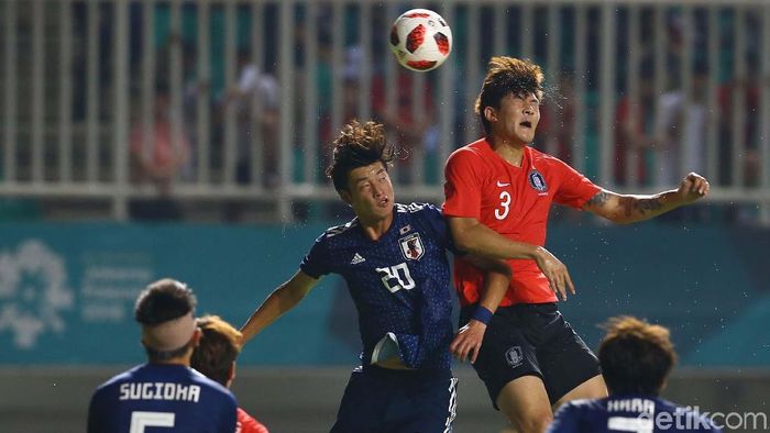 Korea Selatan rebut medali emas Asian Games 2018 cabor sepakbola. (Foto: Grandyos Zafna/detikSport) Korea Selatan rebut medali emas Asian Games 2018 cabor sepakbola. (Foto: Grandyos Zafna/detikSport)