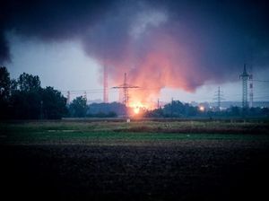 Ledakan Guncang Kilang Minyak di Jerman, 1.800 Orang Dievakuasi