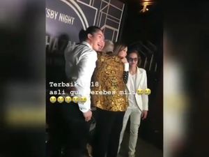 Pelukan Ahmad Dhani, Maia, dan Al, Ngalahin Bapernya Jokowi-Prabowo