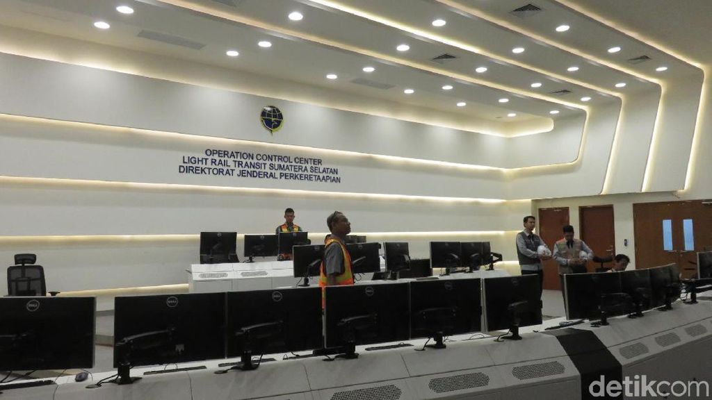 Ini Lho Ruang Pusat Pengendali LRT Palembang Ini Lho Ruang Pusat Pengendali LRT Palembang