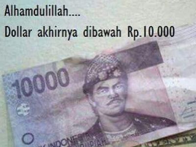 Lucunya Deretan Meme Dolar AS yang Perkasa Lawan Rupiah