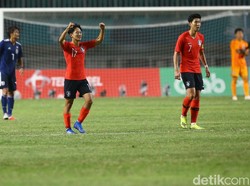 Korsel pun berhak atas medali emas, sementara Jepang medali perak.