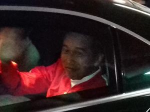 Hanya 40 Menit, Jokowi Tinggalkan Lokasi Rakornas PDIP