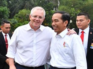 Potret Keakraban Jokowi-PM Australia di Bogor Potret Keakraban Jokowi-PM Australia di Bogor