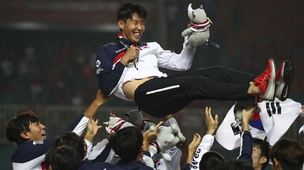 Son Heung-min dan skuat timnas Korea Selatan ramai diberitakan bebas wajib militer.