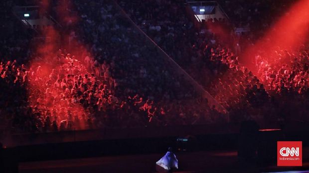 Acara upacara penutupan Asian Games 2018. (