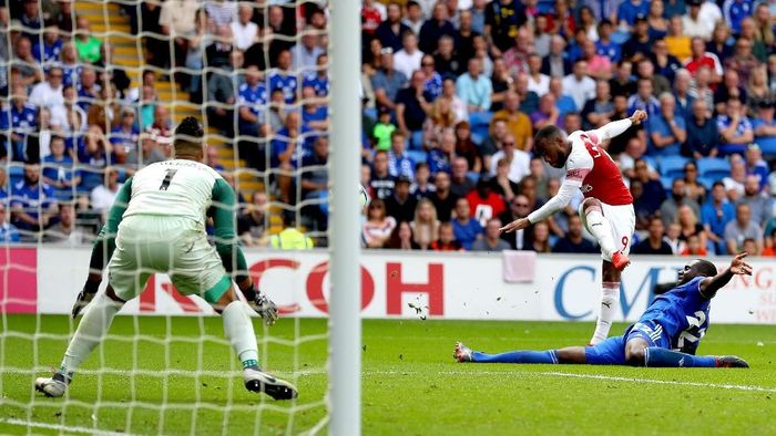 Alexandre Lacazette bahagia di Arsenal. (Foto: Catherine Ivill/Getty Images) Alexandre Lacazette bahagia di Arsenal. (Foto: Catherine Ivill/Getty Images)