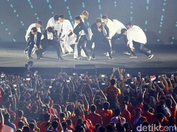 Penampilan Super Junior Memukau Penutupan Asian Games 2018