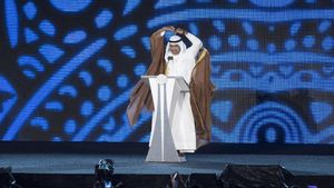 Foto: So Sweet! Heart Symbol dari Presiden OCA di Closing Asian Games