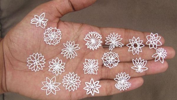 Karya Seni Luar Biasa dari Potongan Kertas Putih