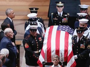Foto: Tanpa Trump, Pemakaman McCain Dihadiri Obama Hingga Clinton Foto: Tanpa Trump, Pemakaman McCain Dihadiri Obama Hingga Clinton