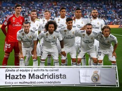 Pertandingan melawan Leganes di Bernabeu, Minggu (2/9/2018) dini hari WIB, jadi debut Thibaut Courtois bersama Madrid. Foto: Javier Barbancho/Reuters
