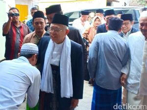 Maruf Amin Silaturahim ke Lirboyo: Kiai Juga Bisa Jadi Cawapres