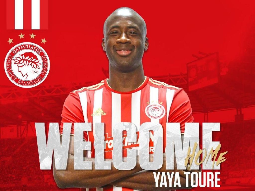 Yaya Toure Disambut bak Pahlawan di Olympiakos Yaya Toure Disambut bak Pahlawan di Olympiakos