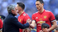 Kini di AS Roma, Matic dan Mourinho kembali akan bekerja sama selama semusim. Mampukah Matic mengemban tanggung jawab dari Mourinho untuk jaga lini tengah Srigala Ibu Kota? (Getty Images)