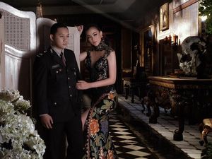 Foto: Gaya Glamor Puteri Indonesia Kezia Warouw saat Dinikahi Polisi