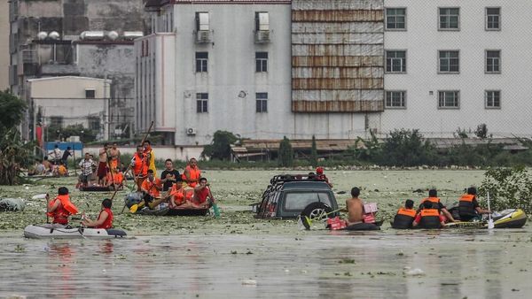 Banjir Rendam Daerah Guangdong, Warga Mulai Dievakuasi