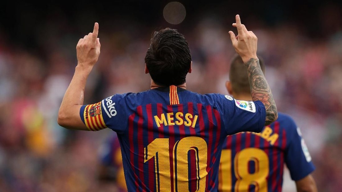 Pemain Barcelona, Lionel Messi. (Foto: Albert Gea/REUTERS)