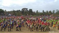 Foto: Keren! 2.020 Penari Kuda Lumping Tampil Bareng