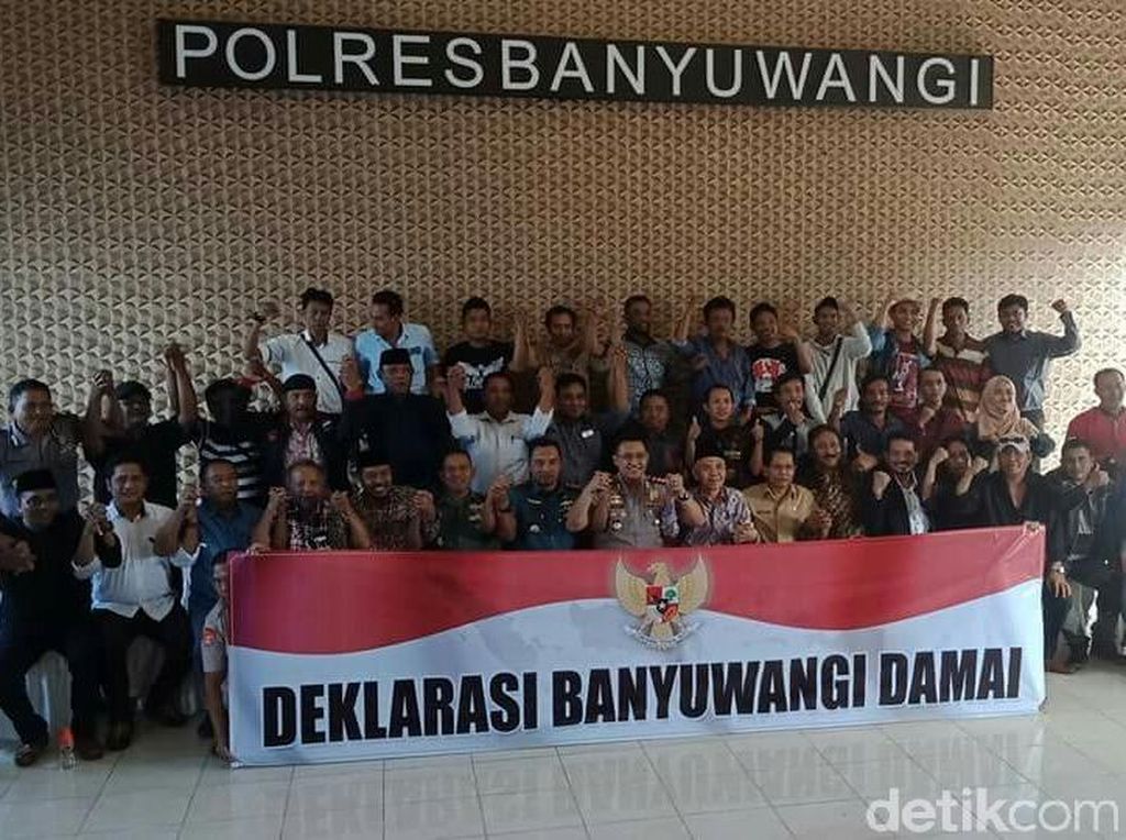 Ini Hasil Mediasi Pro dan Kontra 2019GantiPresiden di Banyuwangi Ini Hasil Mediasi Pro dan Kontra 2019GantiPresiden di Banyuwangi