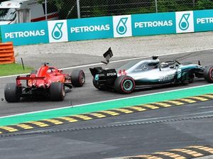 Bertabrakan di GP Italia, Hamilton Tolak Tudingan Vettel