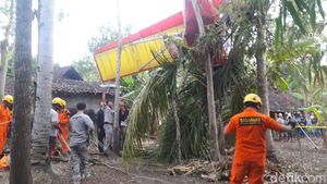 Foto: Kondisi Pesawat Latih yang Jatuh di Gunungkidul