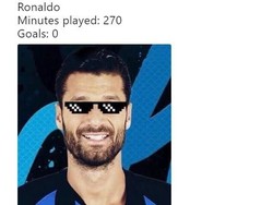 Jumlah gol Ronaldo malah kalah dengan Antonio Candreva yang baru bermain 11 menit di Serie A. (Foto: Istimewa)