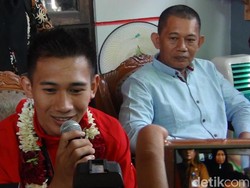 Sabet Medali Emas Asian Games, Pesilat Iqbal Disambut Meriah di Samarinda