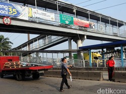 Ada Perbaikan JPO, Jl Daan Mogot Ditutup Dini Hari Ini